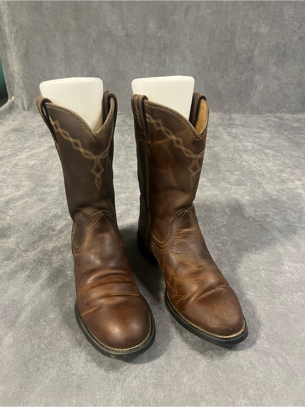 Ariat Heritage Western Boots Brown Leather Women’s 8.5C (wide)